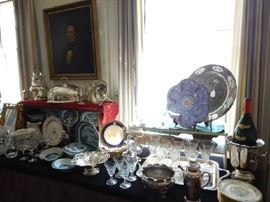 FINE CHINA, PORCELAIN, CRYSTAL & SILVER