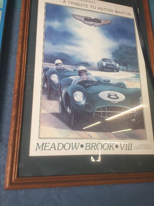 Vintage  Racecar posters 