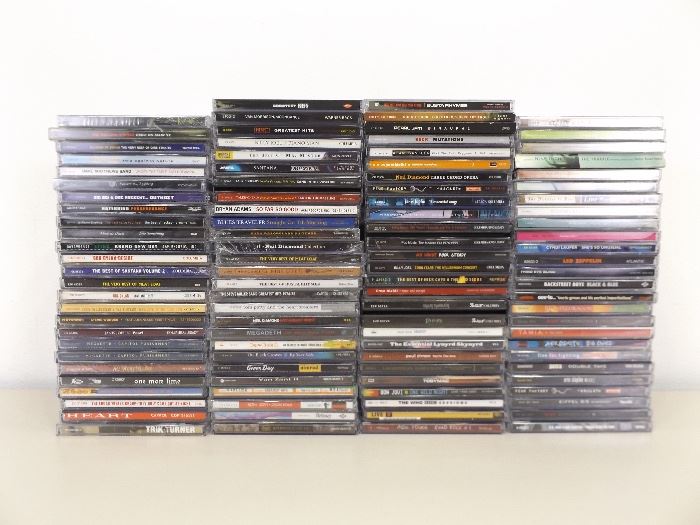 105+ Heavy Metal, Classic Rock, and Pop CD's
