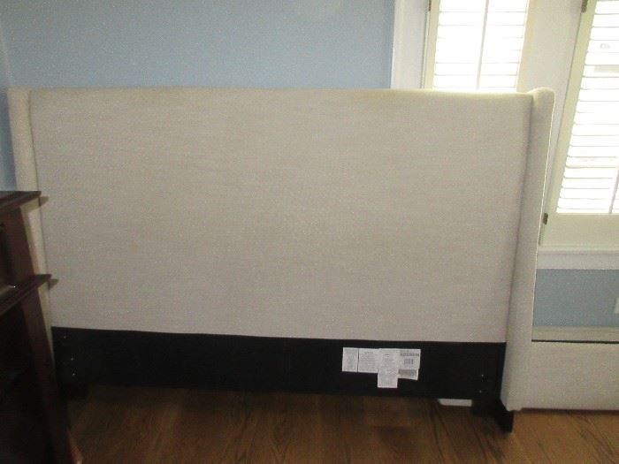 Queen size upholstered bed