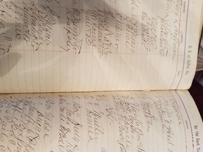 local train journal form late 1800s
