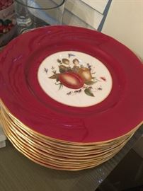 Set of dinner plates