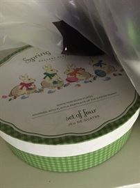 Bunnykins plates in box