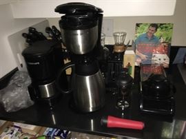 small appliances, knives