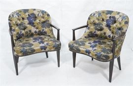 Lot 5 Pr EDWARD WORMLEY for DUNBAR Lounge Chairs. Moder
