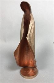 Lot 10 LOS CASTILLO Copper TAXCO Mexican Figure of Woman