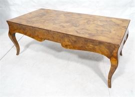 Lot 54 Italian Olive Wood Decorator Coffee Cocktail tabl