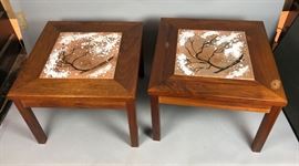 Lot 56 BROWN SALTMAN American Walnut Square Side Table. 