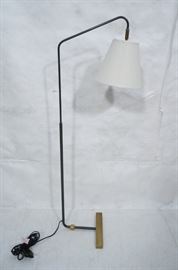 Lot 164 Modern Black Enamel Thin Tube Floor Lamp. Thursto