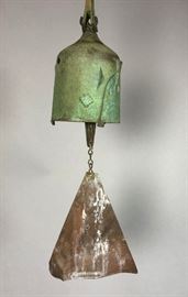 Lot 235 PAOLO SOLERI for ARCO SANTI Bronze Wind Chime. La