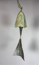 Lot 236 PAOLO SOLERI for ARCO SANTI Bronze Wind Chime. La