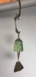 Lot 238 PAOLO SOLERI for ARCO SANTI Bronze Wind Chime. Sm