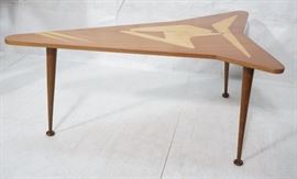 Lot 419 Italian style Modernist Cocktail Table. Shaped wo