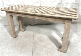 Lot 227 MAITLAND SMITH style Modern Sofa Console Table. P