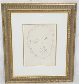 Lot 246 HENRI MATISSE Lithograph Print 
