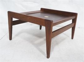 Lot 440 JENS RISOM American Modern Walnut Stool Bench. Wa