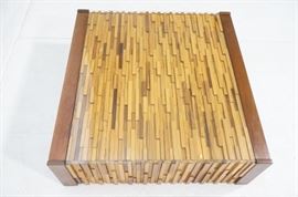 Lot 457 LAFER Brazilian Rosewood Sculptural Coffee Table.