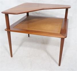 Lot 465 FRANCE  SONS by PETER HVIDT Teak Step Table. Sha