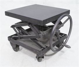 Lot 513 Restoration Hardware Industrial Side Table. Heavy