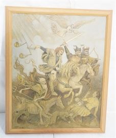 Lot 520 FABER Renaissance Battle Scene after ALBERT DURER