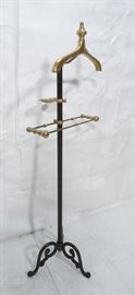 Lot 525 Modernist Italian Style Brass  Metal Valet. Deco