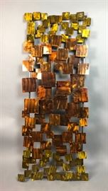 Lot 548 Modernist Mixed Metal Wall Sculpture. Different s