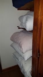 Bedding and pillows