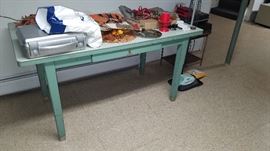 Metal table made in Jamestown, NY