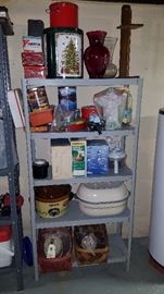 Shelves of small appliances and goodies