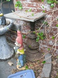 Fancy Cast Iron Table Base , one of two