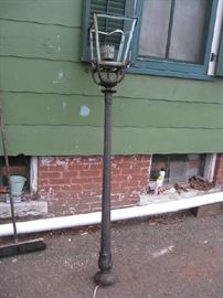 Antique cast iron French Street Light