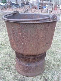 Antique Cast Iron Cauldron