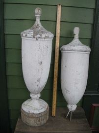 Vintage Westwood Firehouse Wood Finials