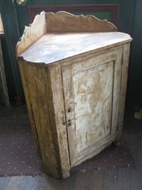 Primitive Hanging Corner Cabinet