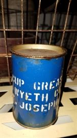 Wyeth Co. Grease St. Joseph, MO. Please plan on attending this Saturday's "One Day Only" Estate Sale!! Thanks again for attending our sales, Randy and Donna Klein and The Pen and Pencil Team