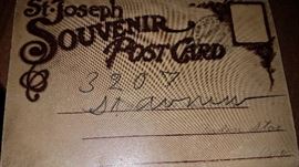 St. Joseph post card folder