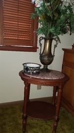 Marble top table