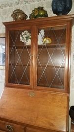 Secretary w/ glass front doors