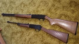 Winchester 22 L or LR. Model 190 and Crosman Model 788 BB Scout
