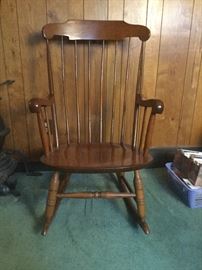 Nichols & Stone Rocking Chair https://www.ctbids.com/#!/description/share/18367
