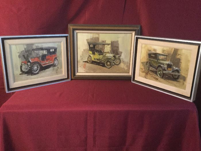 Edward Elhoff Automobile Paintings https://www.ctbids.com/#!/description/share/18358