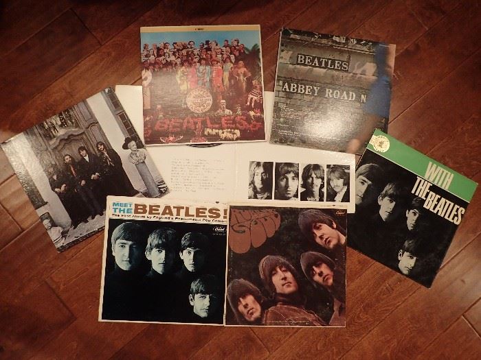 BEATLES RECORDS / WITH THE BEATLES - ABBEY ROAD - AND MORE