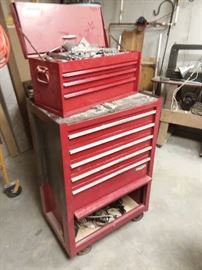 Tool storage. Top box is Snap on.  Bottom is Craftsman. 