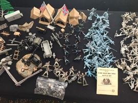 Giant Blue and Gray Battle Set.  No Box.