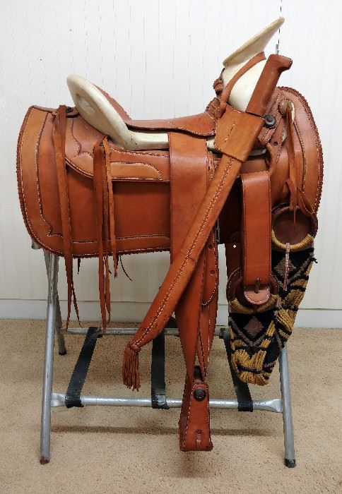 "Charro" Mexican Saddle with Machete