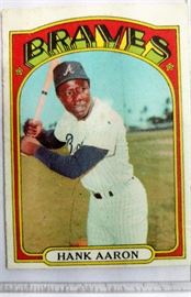 Hank Aaron baseball card