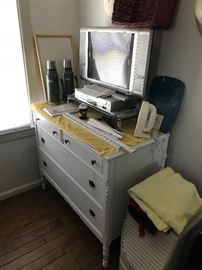 Shabby Chic dresser and electronics!