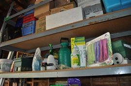 And now the garage... the garage EVERY guy wants to own... nearly 800sf and pretty close to two stories tall!   5ft stainless junction box, air tools, animated 5ft santa, Aquaflow pump, building supplies, camping supplies, Christmas and holiday items, cleaning supplies, commercial painting equipment and supplies, contractor’s equipment, Craftsman tool boxes, extensions cords, fishing collectibles antique and vintage, fishing equipment new and old, fishing rods and reels, garden art TONS, garden fertilizers and more, gardening supplies and tools hundreds, Imperial 6 burner stove/oven, ladders, Livingston 2 person fiberglass boat, loading ramps, Lorex cookware fan, Minnkota trolling motor, outdoor pots, paint sprayers, pet supplies, picnic table, plants, plastic bins all sizes, plumbing supplies, refrigerator, secretary with glass doors above drop front with drawers, front with drawers, Zero gravity outdoor chair… and the regular stuff – saws, hammers, wrenches, plumbing stuff, screwdriv