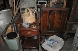 And now the garage... the garage EVERY guy wants to own... nearly 800sf and pretty close to two stories tall!   5ft stainless junction box, air tools, animated 5ft santa, Aquaflow pump, building supplies, camping supplies, Christmas and holiday items, cleaning supplies, commercial painting equipment and supplies, contractor’s equipment, Craftsman tool boxes, extensions cords, fishing collectibles antique and vintage, fishing equipment new and old, fishing rods and reels, garden art TONS, garden fertilizers and more, gardening supplies and tools hundreds, Imperial 6 burner stove/oven, ladders, Livingston 2 person fiberglass boat, loading ramps, Lorex cookware fan, Minnkota trolling motor, outdoor pots, paint sprayers, pet supplies, picnic table, plants, plastic bins all sizes, plumbing supplies, refrigerator, secretary with glass doors above drop front with drawers, front with drawers, Zero gravity outdoor chair… and the regular stuff – saws, hammers, wrenches, plumbing stuff, screwdriv