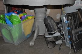 And now the garage... the garage EVERY guy wants to own... nearly 800sf and pretty close to two stories tall!   5ft stainless junction box, air tools, animated 5ft santa, Aquaflow pump, building supplies, camping supplies, Christmas and holiday items, cleaning supplies, commercial painting equipment and supplies, contractor’s equipment, Craftsman tool boxes, extensions cords, fishing collectibles antique and vintage, fishing equipment new and old, fishing rods and reels, garden art TONS, garden fertilizers and more, gardening supplies and tools hundreds, Imperial 6 burner stove/oven, ladders, Livingston 2 person fiberglass boat, loading ramps, Lorex cookware fan, Minnkota trolling motor, outdoor pots, paint sprayers, pet supplies, picnic table, plants, plastic bins all sizes, plumbing supplies, refrigerator, secretary with glass doors above drop front with drawers, front with drawers, Zero gravity outdoor chair… and the regular stuff – saws, hammers, wrenches, plumbing stuff, screwdriv